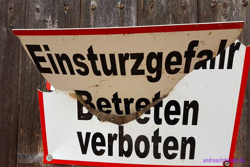 Einsturzgefahr