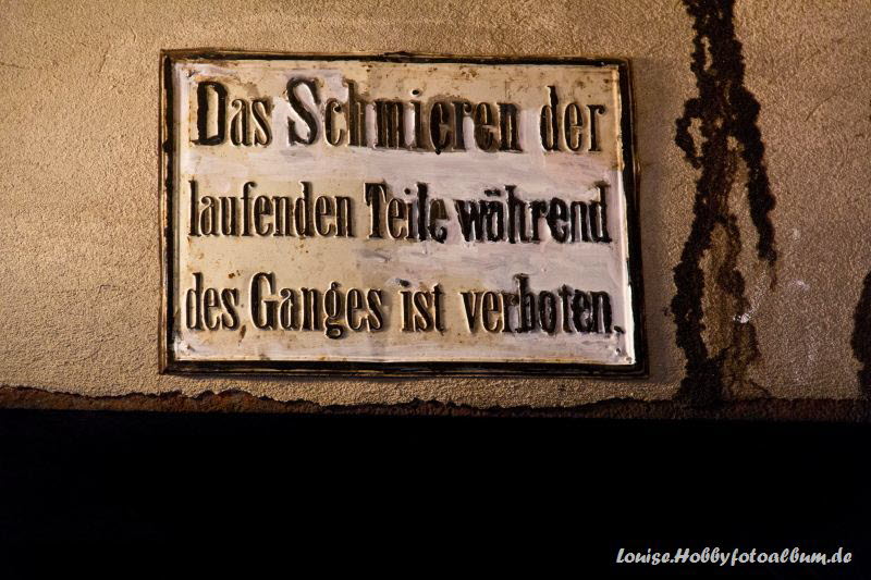 nicht whrend des Ganges